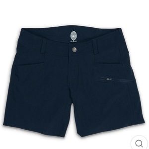 Club Ride women’s Eden Modern Trail Shorts 7”, Mood Indigo Blue